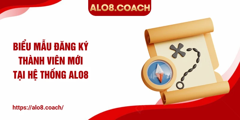 Biểu mẫu đăng ký thành viên mới tại hệ thống ALO8