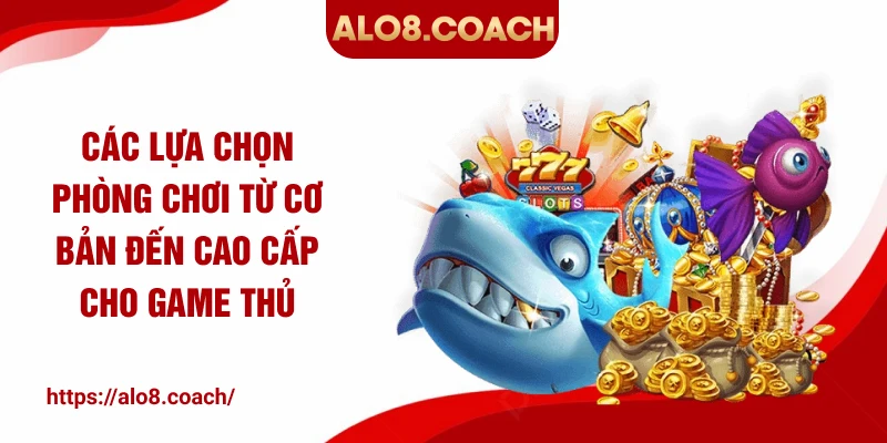 Các lựa chọn phòng chơi từ cơ bản đến cao cấp cho game thủ