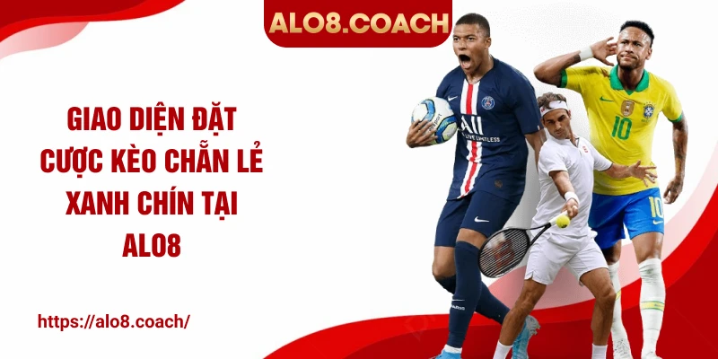 Giao diện đặt cược kèo chẵn lẻ xanh chín tại ALO8